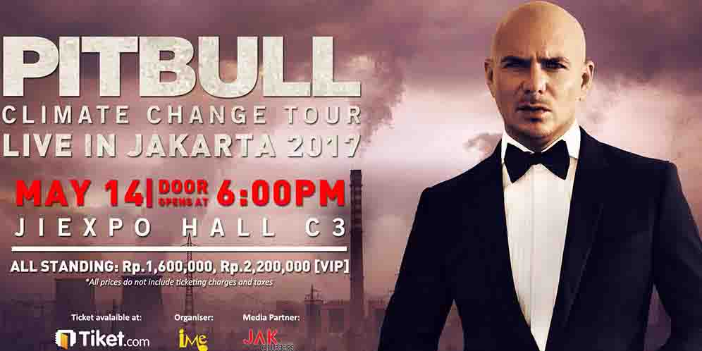 OMG! Pitbull Batal Party di Jakarta